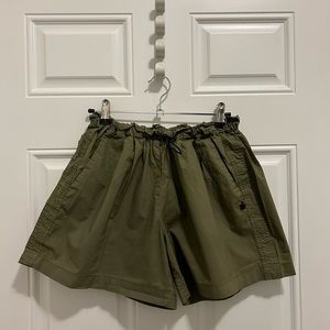 Scotch and soda paper bag olive green shorts